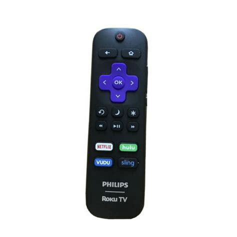 OEM Official Philips Roku TV Netflix Hulu Vudu Disney Remote Control ...