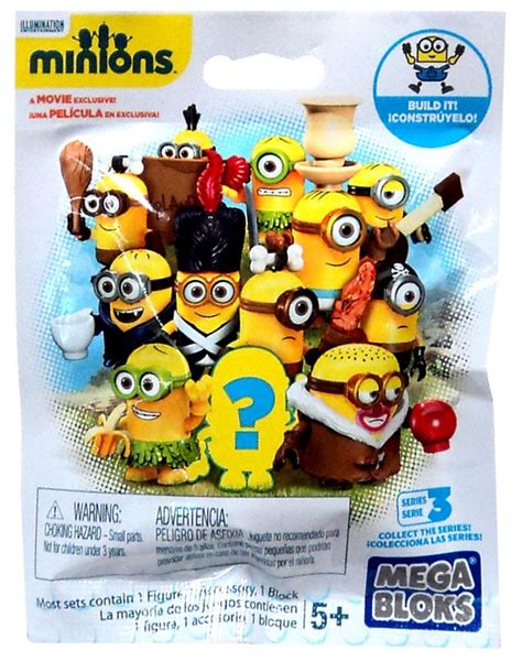 Mega Bloks Minions Mystery Minions Series 3 Mystery Pack 29210 Soft Pack - ToyWiz