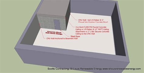 Tornado Safe Room CAD Designs for the DIY People – Scotts Contracting St Louis Division