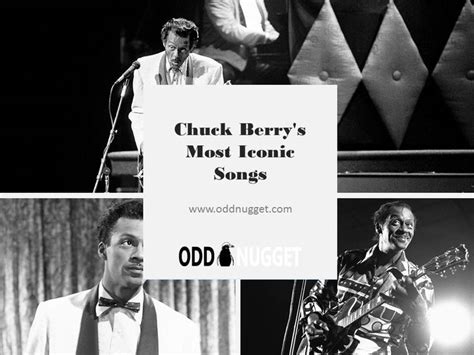 Chuck Berry's Most Iconic Songs | Songs, Chuck berry, Music blog