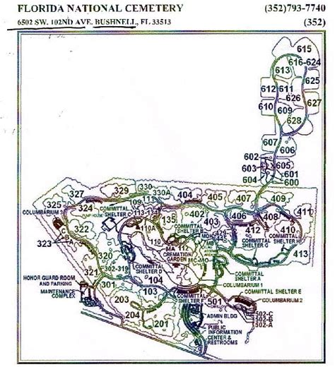 Florida National Cemetery Map ~ BMFUNDOLOCAL