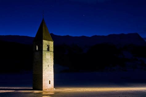 Reschensee Bell Tower | | Alluring World