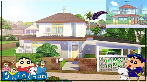 Houses on screen:Shin Chan house |The Sims 4 speed build & house tour ...