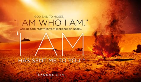 Bible Art Exodus 1-3 God said to Moses, “I AM WHO I AM.” And he said ...