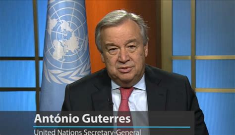 UN Secretary-General Antonio Guterres delivers an appeal for peace (video) | UNMISS