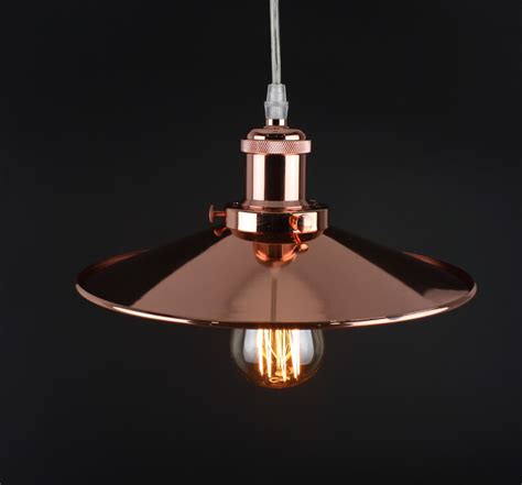 Modern Vintage Industrial Copper Ceiling Light Shade Pendant-3192 - MoonLight Retail