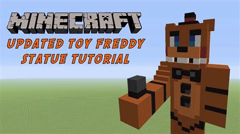 Minecraft Tutorial: Toy Freddy (FNAF World) Statue - YouTube