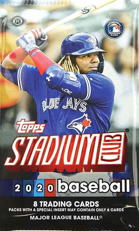 MLB Topps 2020 Stadium Club Baseball Trading Card HOBBY Pack 8 Cards ...