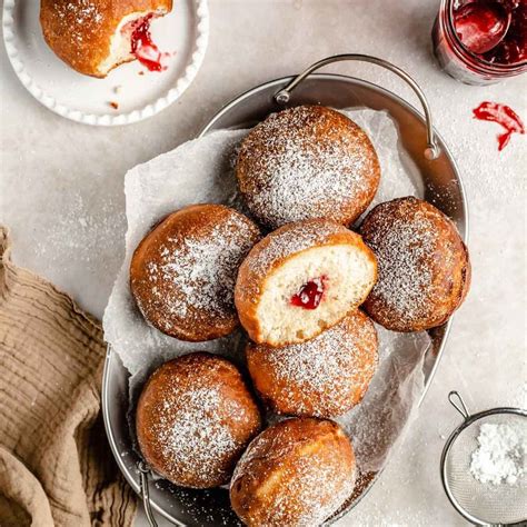 Jelly Donuts (Sufganiyot) - Kim's Cravings