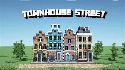 How To Build A Classical Townhouse In Minecraft 1.17.1! | Minecraft ...