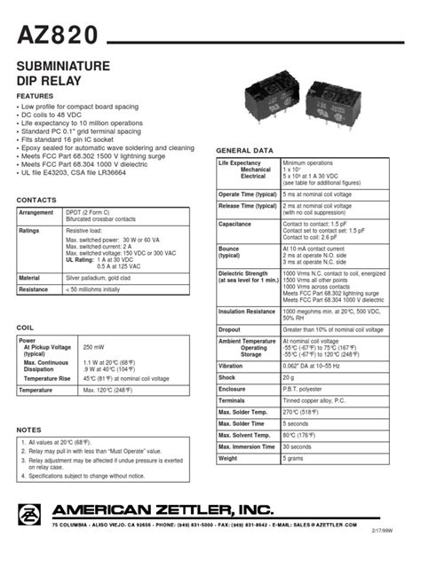 Datasheet Modul Relay 5v