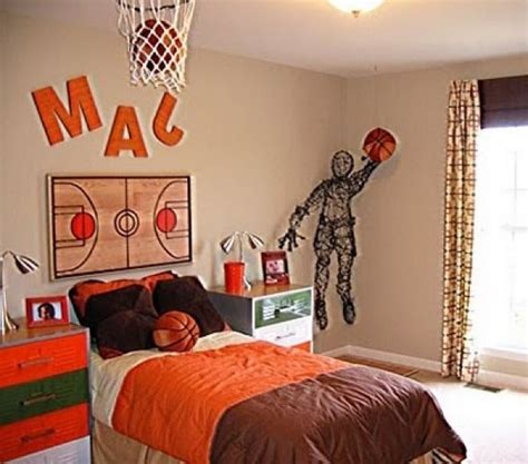 Simple Things To Consider For An Inspiring Basketball Themed Bedroom