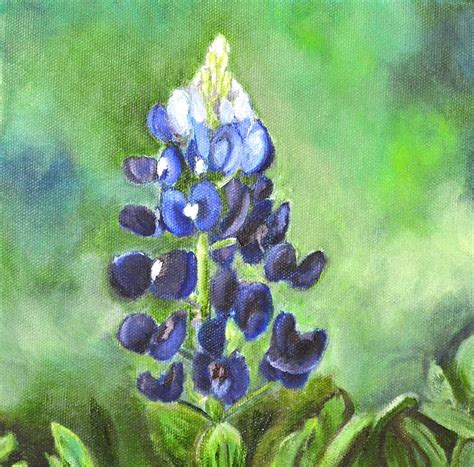 Bluebonnet Painting by Melissa Torres - Fine Art America