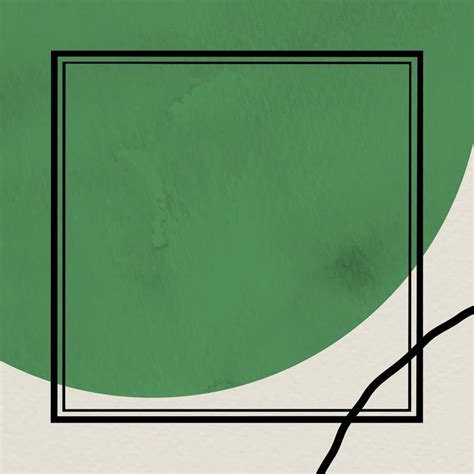 Black square frame psd on green | Free PSD - rawpixel