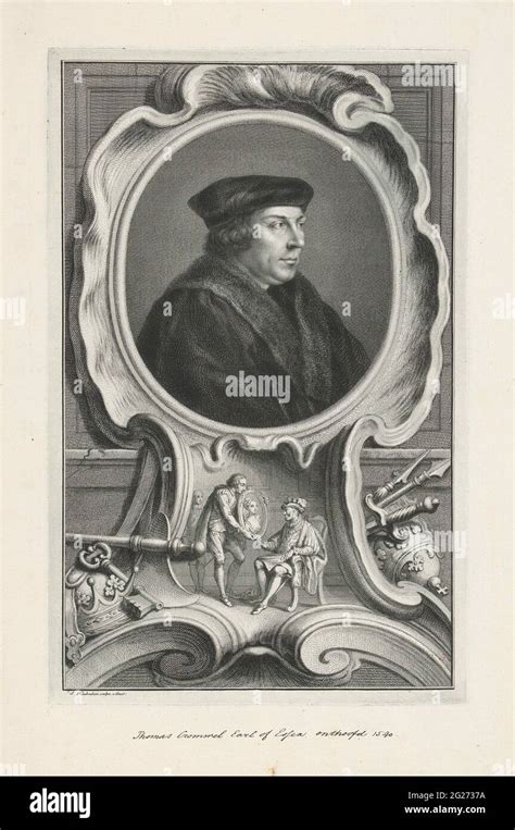 Portrait of Thomas Cromwell. Portrait of Thomas Cromwell. Under the portrait An image in which ...