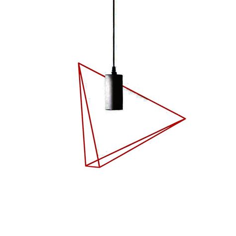 Rock Garden Black Pendant Light LED - Red Pyramid PALLUCCO - I Light You