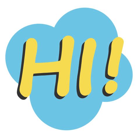 Hi Stickers - Free communications Stickers