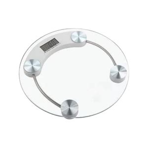 Transparent Glass Round Weight Balance - Freeshop