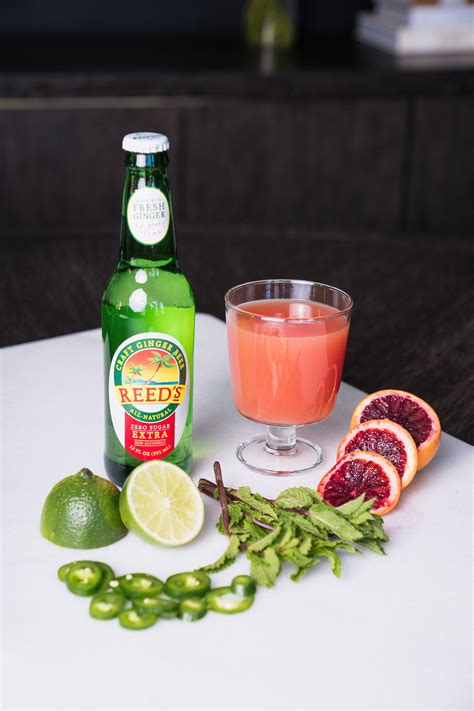 Mocktail Recipe: Spicy Grapefruit Ginger Fizz — Caralyn Mirand Koch