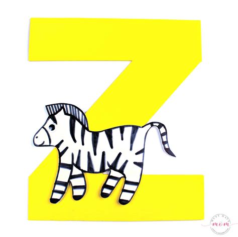 Letter Z Zebra Design