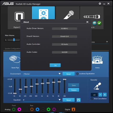 Realtek Audio Manager Win 10