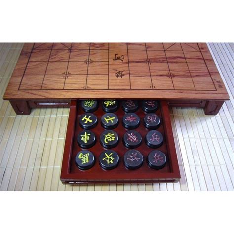 Acheter Jeu d'Échecs Chinois Xiangqi Bois Ébène - Boutique Aobo Shop France