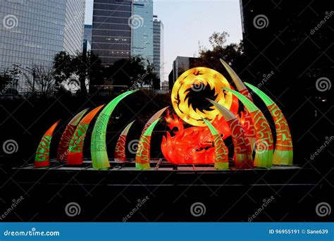 Seoul Lantern Festival at Cheonggyecheon Stream Editorial Photo - Image ...