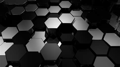 Black Hexagon Wallpaper - WallpaperSafari