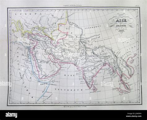 1833 Malte-Brun Map of Asia in Ancient Times - Geographicus ...