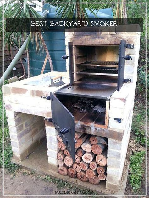 Best Backyard Smoker 2020 in 2020 | Brick bbq, Diy bbq, Diy backyard