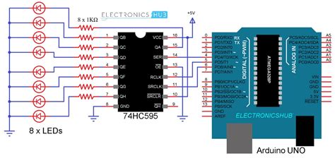 ELECTRONICS TRICKS AND TIPS: How to use 74HC595 Shift Register with Arduino?