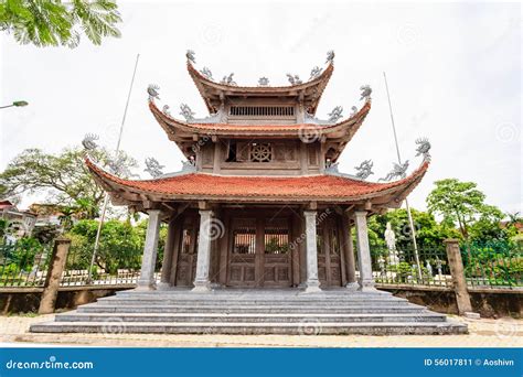 Vietnamese temple stock image. Image of architecture - 56017811