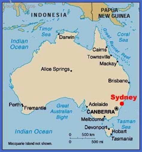 City Of Sydney Australia Map - United States Map