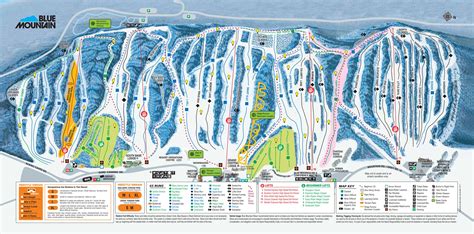 Blue Mountain, Canada Piste Map – Free downloadable piste maps.