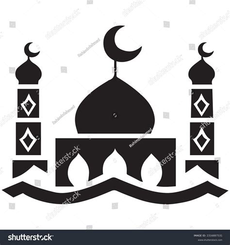 Vektor Stok Masjid Vector Clipart Masjid Logo Vector (Tanpa Royalti) 2316887531 | Shutterstock