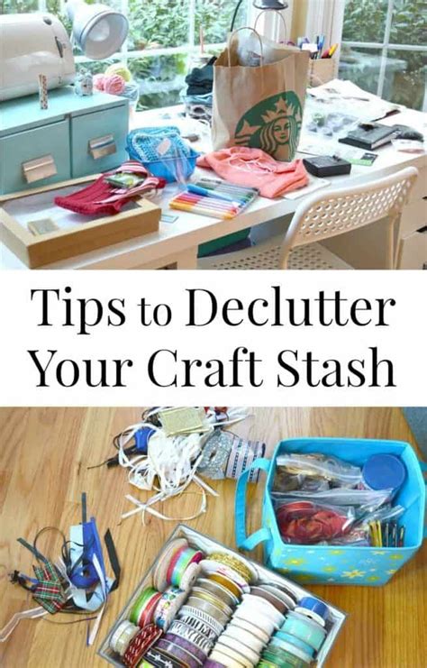 Declutter Your Craft Stash | Craft room, Craft room office, Craft ...