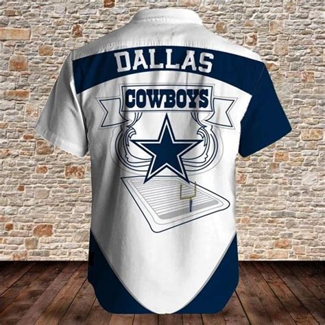 Dallas Cowboys Shirts Mens Fireball Button Short Sleeve | Dallas ...