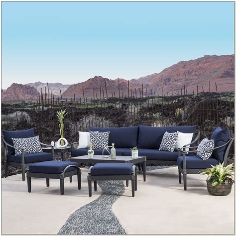 Navy Blue Patio Furniture Cushions - Chairs : Home Decorating Ideas #G12wodZa2p