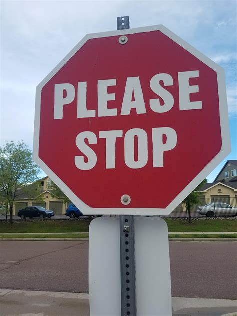 Funny Stop Sign