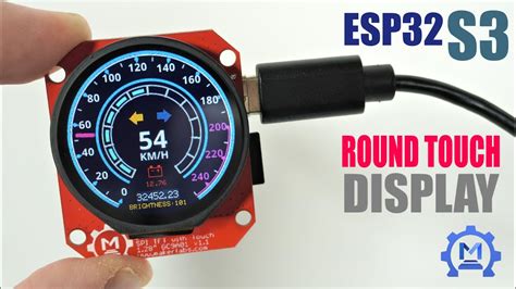 ESP32 S3 board with Round Touch Display GC9A01 - YouTube