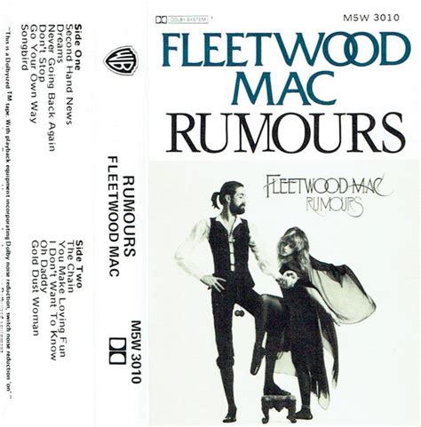 Fleetwood Mac - Rumours (1977, Cassette) | Discogs