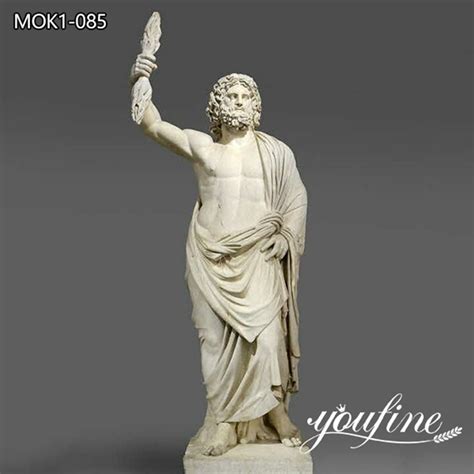 Famous Greek God Marble Statue of Zeus - YouFine Art Sculpture