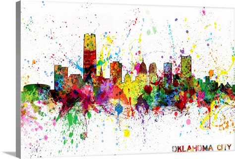 Oklahoma City Skyline Wall Art, Canvas Prints, Framed Prints, Wall Peels | Great Big Canvas