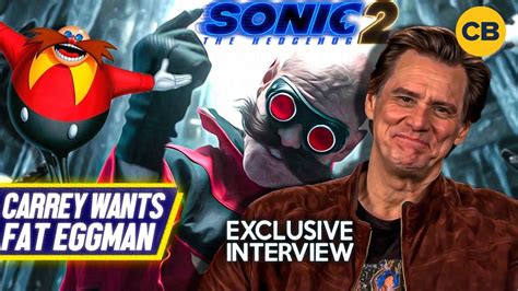 Jim Carrey Wants Fat Eggman In Sonic 3 (Exclusive Interview) - YouTube