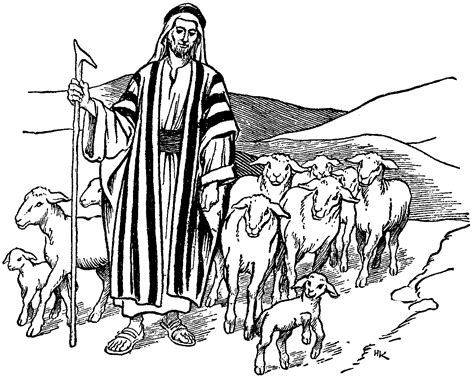 clip art good shepherd - Clip Art Library