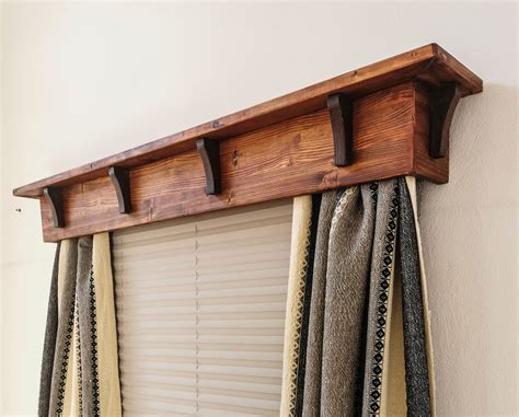 Wooden Window Cornice With Brackets/cornice Window Treatments/cornice Board Valance/cornice ...