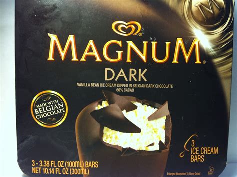 Crazy Food Dude: Review: Magnum Dark Chocolate Ice Cream Bar