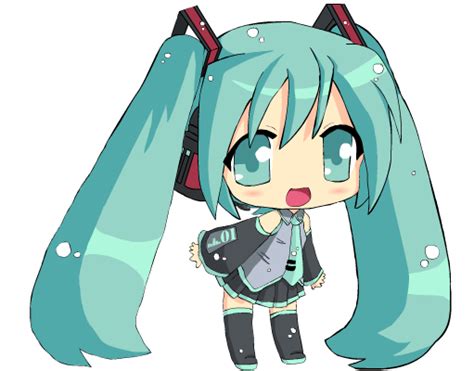 Hatsune Miku Chibi Wallpaper | Anime, Dessin, Manga