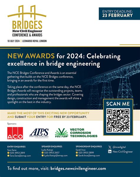 Ad | New Civil Engineer Bridges Conference & Awards