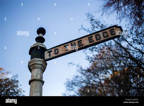 Alderley Edge sign Stock Photo - Alamy